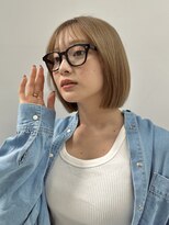 ミィ 表参道(mee.) 似合わせカット ボブヘア 縮毛矯正 ミニボブ 切りっぱなしボブ