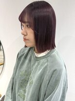 ラミエバイメルト 下北沢(lamie by melt)&nbsp;花田/外ハネボブイメチェン切りっぱなしボブ下北沢顔周り美髪