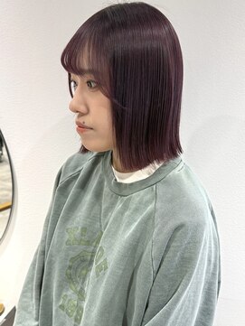 ラミエバイメルト 下北沢(lamie by melt) 花田/外ハネボブイメチェン切りっぱなしボブ下北沢顔周り美髪
