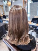白髪ぼかしハイライト