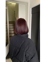 ユッカ 高槻茨木店(YUCCA)&nbsp;【 YUCCA 】大人可愛い20代30代40代レッドボブ