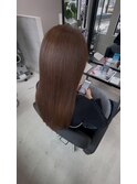ココアブラウンカラー｜大人女性の上品ストレート