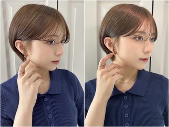 ジーナ 荻窪(Zina)の写真/[#似合わせカット］【小顔カット+MB+アイロン仕上げ＆レクチャー♪  ¥4900】この秋マストな抜け感ショート
