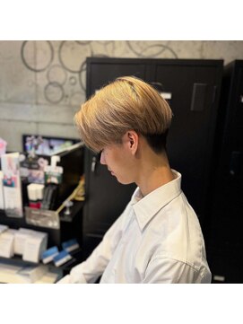 ホーミー(Homie) 【ブリーチカラー】メンズミルクティーカラー