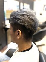 アルファ(alpha)&nbsp;サーフカール/フェザーパーマ/ブルーブラック/刈り上げセンター