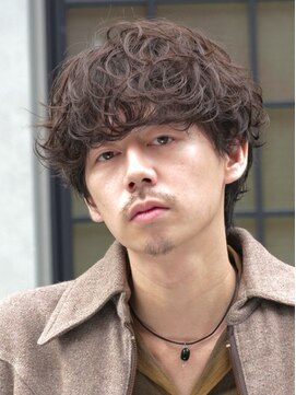 フィフス 渋谷(fifth) 渋谷大人波巻き2WAYシャドウルーズパーマツーブロックマッシュ