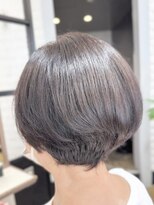 シュヴー 築地(CHEVEUX)&nbsp;明るい白髪染め/白髪ぼかし/丸みショート/40代/50代/60代/