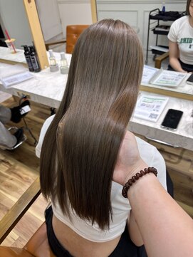 アプリバイリアン 浦和2号店(appri by Rien) ブリーチなしダブルカラー/アッシュベージュ