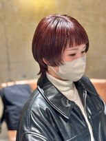 リブロ(liblo)&nbsp;モードなウルフショート×ベージュピンク 【liblo】