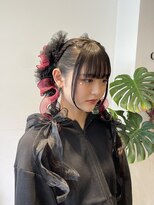 シアン ヘア デザイン(cyan hair design)&nbsp;ツインリボンアレンジ
