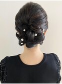 本八幡×お出かけヘアアレンジ×パールアレンジ