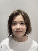 くせ毛ボブ