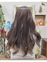 アルファ アトリエ エム フラワー(ALUFA atelier.M/Flower) 看護師必見◆グレージュ×バレイヤージュ/ロング/髪質改善