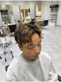 ハイライトのセンターパート