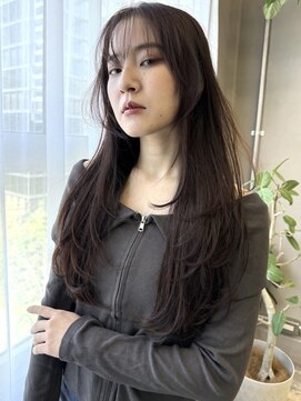 ラボアン 梅田店(lab.em.) ロングレイヤー/ハッシュカット