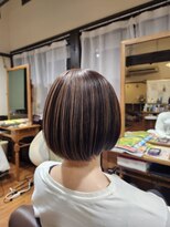 ラフホームファボ(Laugh Home favo.)&nbsp;ショートボブ＋ハイライト