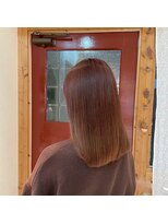 キングスベリー(Hair Relaxation King's Berry)&nbsp;暗めカラーまとまりストレート9.30