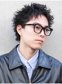 シャドウパーマ アクティブショート ショートアップバング