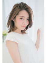 アクシス ヘアーデザイン(AXIS hair design) パーマでふんわり！ひし形やわらかスタイル。[相模大野駅]