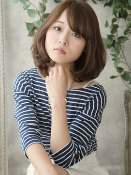 と和×美髪クリニック 巣鴨店 笑顔が似合うフェミニンなメルティ内巻きミディ　巣鴨店