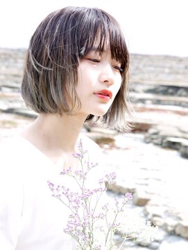 ロジェ(loje) ＊LOJE＊  顎下2センチからの前上がりボブ。