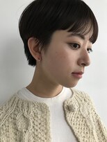 ナヌーク シブヤ(nanuk shibuya) 前髪のラインと束感が洒落てるマッシュショート。