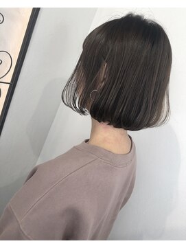 アヴァンス なかもず店(AVANCE.) こなれボブ×俺のボブ×ローライト×ファギーベージュ