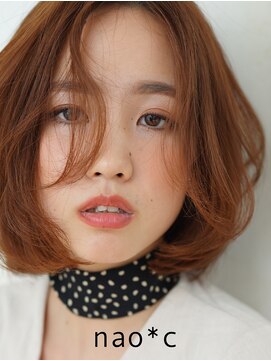 ナオシ トレス 富雄店(nao*c tres) 【奈良/富雄nao*c】大人かわいい小顔☆ナチュラルバルーンボブ