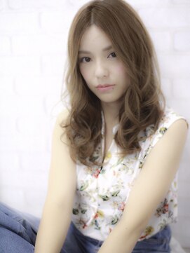 ルノン(LUNON) 【LUNON】バレイヤージュで創るプラチナベージュ