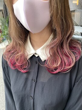 シュプール(SPUL) インナーカラー☆ピンク