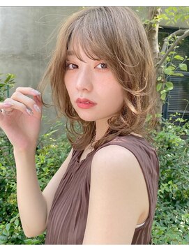 テイラー(Taylor) 【Taylor 】☆大宮  ゆるふわミディ×ミルクティーベージュ