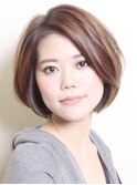 _TREE表参道/遠藤 大人ひし形レイヤーボブ「ノーブル×ヌケ感」