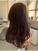 【ノンジアミンカラー】ゆるふわ 小顔 ロング