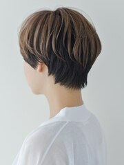 美髪/エアリーロング/切りっぱなしボブ/ピンクブラウン　940