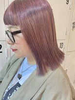 クリアーオブヘアー 栄南店(CLEAR of hair)&nbsp;オン眉 ベビーピンク