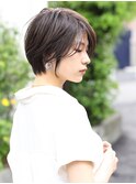 ショートボブ髪型20代30代40代50代前髪あり前髪無し面長丸顔