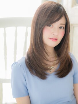 モッズ ヘア 福岡姪浜店(mod's hair) *mod's姪浜*…前下がり小顔内巻きワンカールエアーストレートf