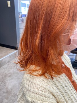 デバイス 東川口(DEVICE) 韓国ヘアオレンジカラー
