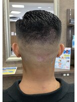 ネクサスアンドコー 浦安店(NEXUS&Co.)&nbsp;スキンフェード×7:3ライン×ゴーティスタイル　<理容室>