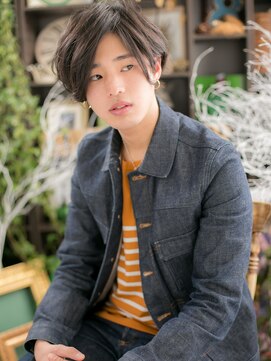 カバーヘア イヴ 戸頭店(COVER HAIR EVE) くせ毛風ワンレンストリート風ルーズヘアc5戸頭20代30代40代