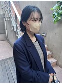 韓国風ボブのワンカールパーマ！ショコラアッシュカラー！