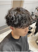 新潟メンズパーマ　新潟波巻き　新潟波巻きパーマ