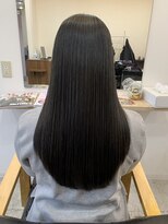 カキーン(cakeen)&nbsp;髪質改善縮毛矯暗髪黒髪ナチュラルストレートロング