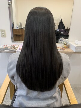 カキーン(cakeen) 髪質改善縮毛矯暗髪黒髪ナチュラルストレートロング