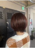 #ワインレッド#ピンクブラウン#レッドカラー