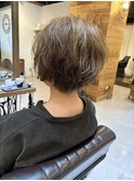 ショートボブパーマスタイル