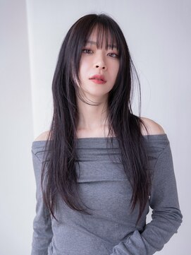 イルハバナ 渋谷(ill HAVANA) レイヤーカット 韓国ヘア　顔まわりレイヤー前髪　髪質改善