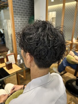 クラップス 京急富岡(CLAPS) メンズカットマッシュメンズパーマスパイラルパーマ