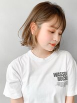 レジュアル(RESSUAL) 切りっぱなしボブエアリーロング美髪ピンクブラウン