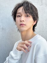 オグジュアリー 表参道(aux.)&nbsp;ツイストスパイラルパーマツーブロックマッシュメンズマッシュ